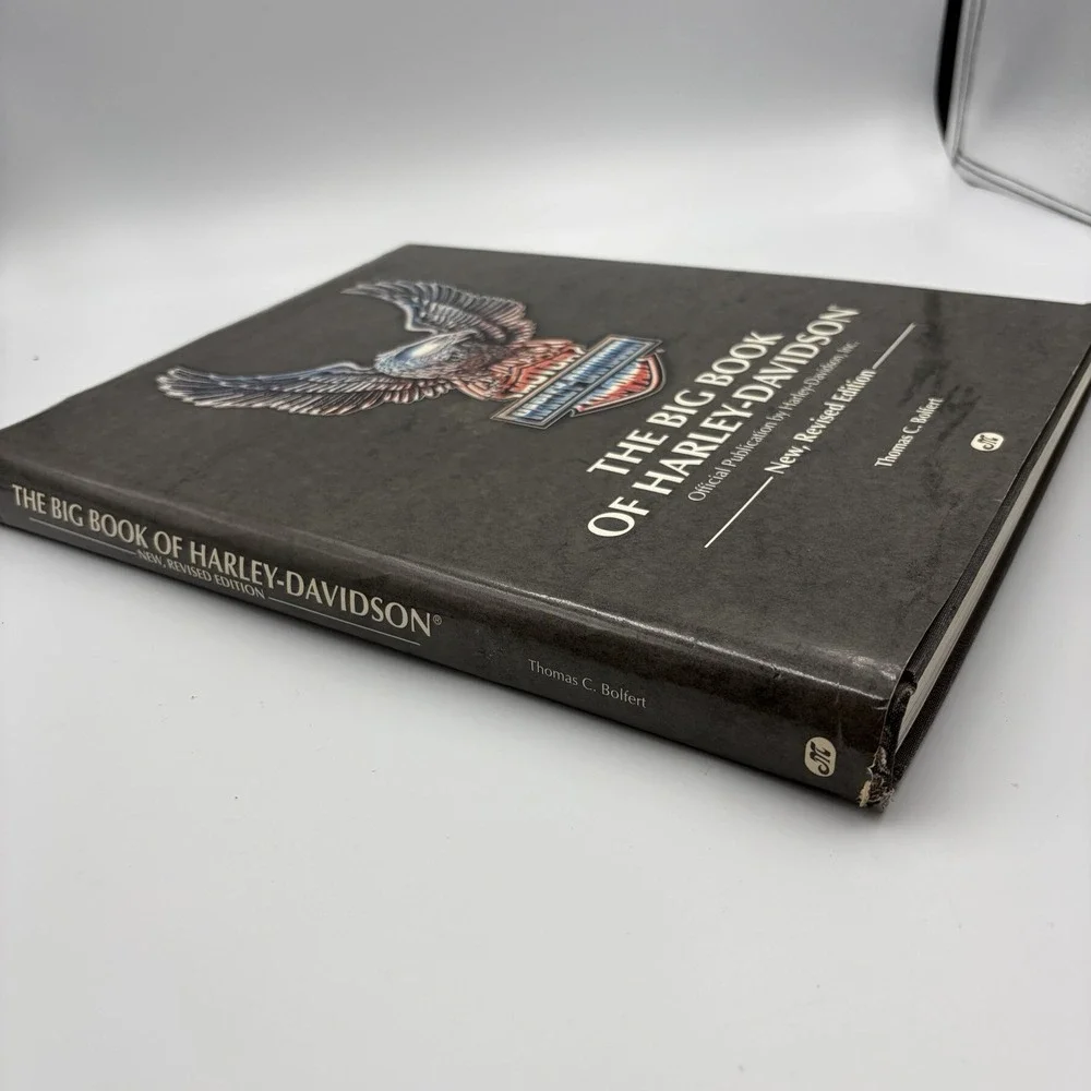 Big Book of Harley‎ Davidson Bolfert 1991 Vintage Coffee Table Book 300 Pages
